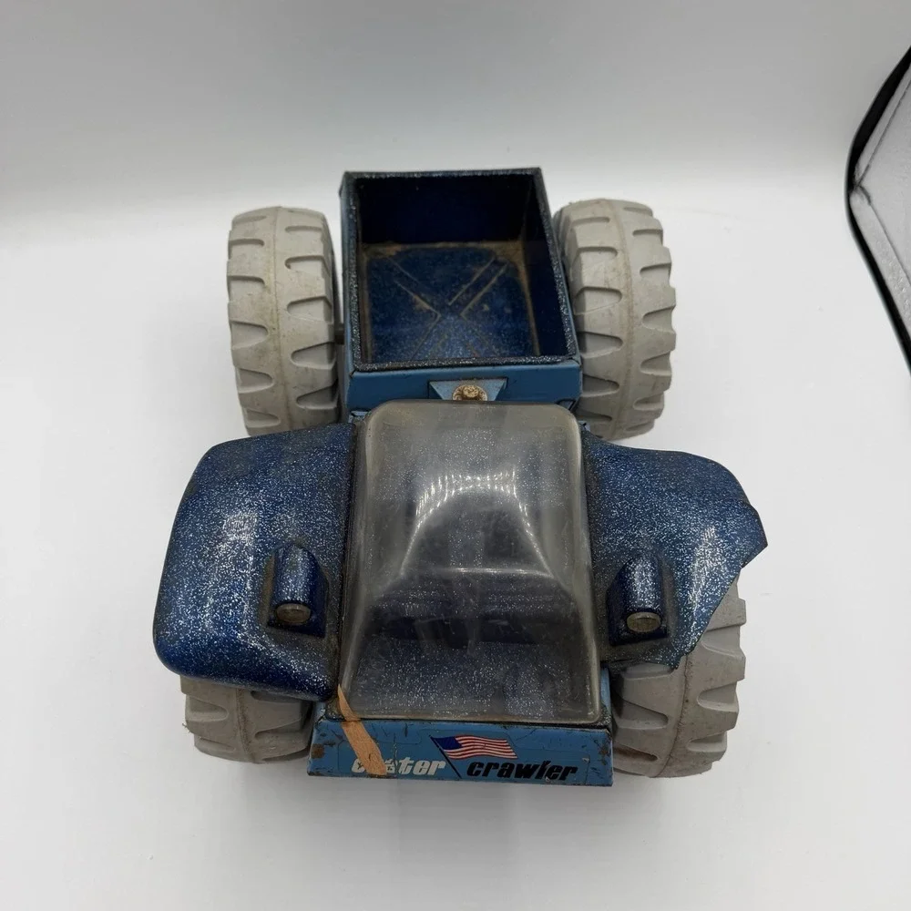 Vintage Tonka Crater Crawler 1970s Blue‎ Body Space Vehicle Pressed Steel Truck